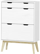 IDEA Furniture Shoe rack BONITO white lacquer - Shoe Rack