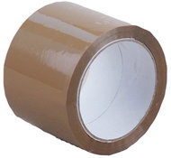 IDEAL BOX Adhesive tape 75 mm / 66 m, brown - Duct Tape