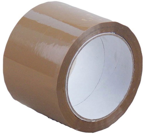 IDEAL BOX Adhesive tape 75 mm / 66 m, brown - Duct Tape - Main image