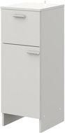 IDEA nábytek Komoda 1 dveře + 1 zásuvka Koral bílá - Koupelnová skříňka