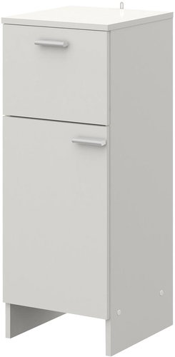 IDEA nábytek Komoda 1 dveře + 1 zásuvka Koral bílá - Koupelnová skříňka - Main image