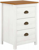 IDEA nábytek noční stolek 3 zásuvky topazio - Night Stand