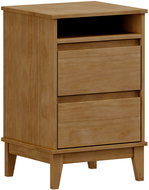 IDEA Furniture Bedside table Prata oak - Night Stand
