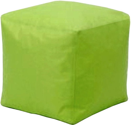 Seat stool CUBE light green with filling - Ottoman - Main image