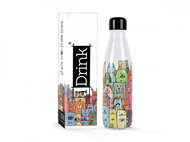 iDRINK Stainless steel thermo bottle, stay pawsitive 500 ml - Thermos