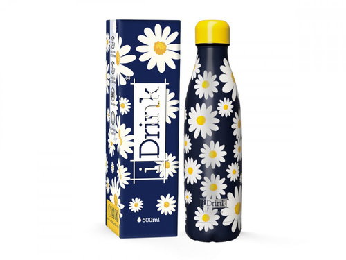 iDRINK Stainless steel thermobottle, daisy 500 ml - Thermos - Main image