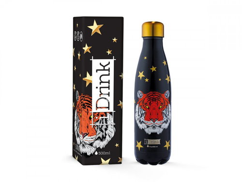 iDRINK Stainless steel thermo bottle, tiger 500 ml - Thermos - Main image