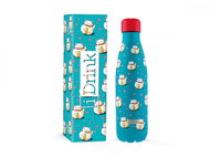 iDRINK Stainless steel thermo bottle, happy cat 500 ml - Thermos