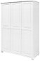 IDEA nábytek Skříň 3dveřová 8863B, bílý lak - Šatní skříň