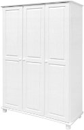 IDEA nábytek Skříň 3dveřová 8863B, bílý lak - Šatníková skriňa