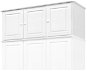 IDEA nábytek Nástavec 3dveřový 8864B, bílý lak - Šatní skříň