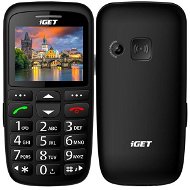 iGET Simple D7 čierna - Mobilný telefón