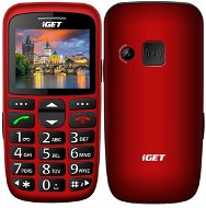 iGET Simple D7 piros - Mobiltelefon