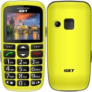 iGET Simple D7, sárga - Mobiltelefon