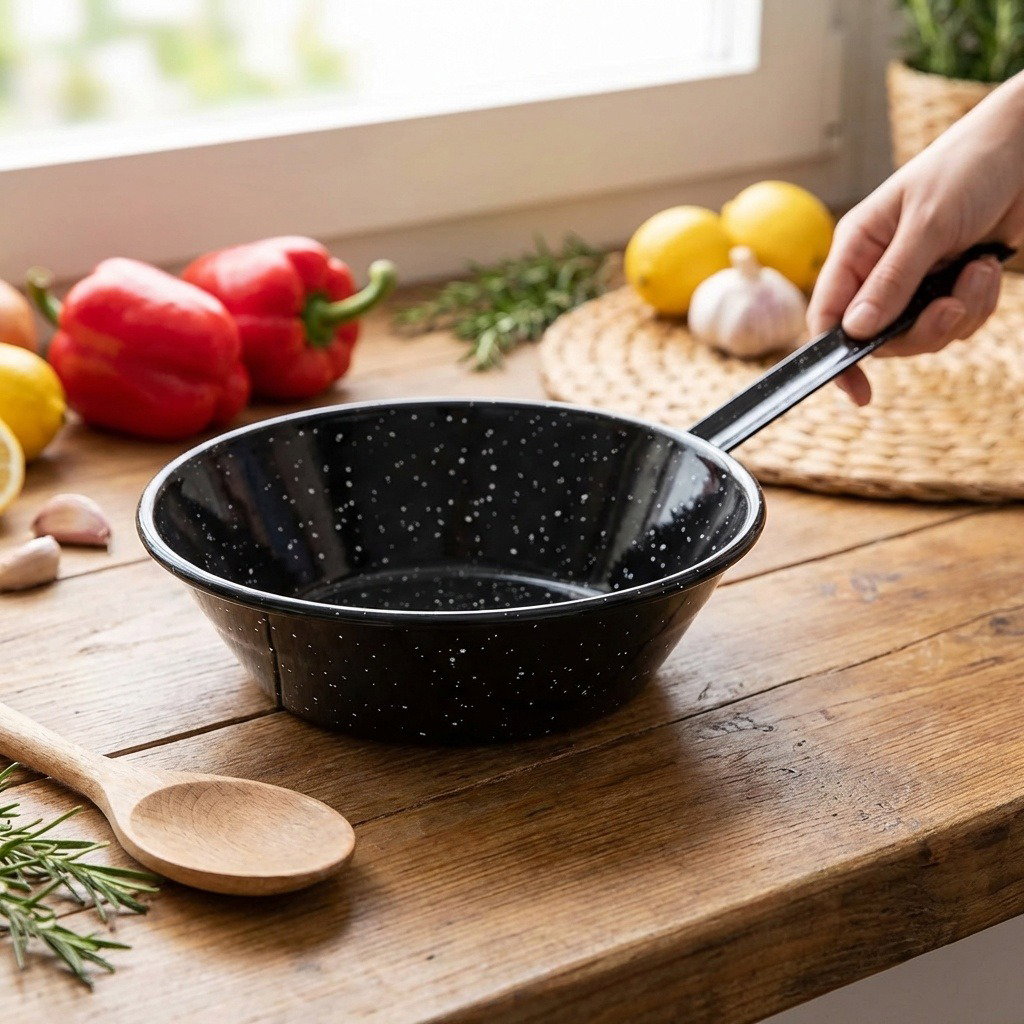Igotrend 133770 PAELLA serpenyő 22 cm, 1 fogantyúval