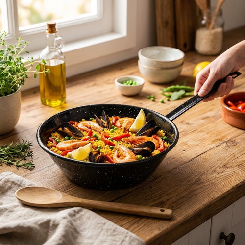 Igotrend 133780 PAELLA serpenyő 24 cm, 1 fogantyúval - Serpenyő - Fő fotó