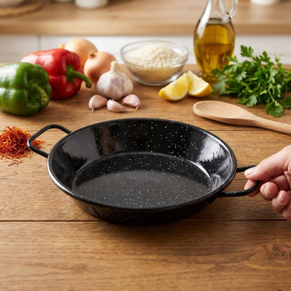Igotrend 133800 PAELLA serpenyő 20 cm, 2 fogantyúval