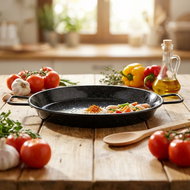 Igotrend 133890 Pan PAELLA 38 cm shallow, 2 handles - Pan