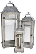 IGOTREND Lanterns set 3 pcs FAROL 89/70/50 cm, grey - Lantern
