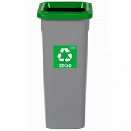 Igotrend, 713002 Koš na tříděný odpad 20 l, FIT BIN šedo/zelený - Odpadkový koš