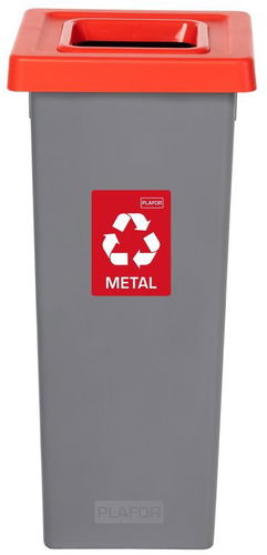 Igotrend, 719004 Koš na tříděný odpad 53 l, FIT BIN šedo/červený - Odpadkový koš - Hlavní obrázek