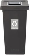 Igotrend, 720005 Koš na tříděný odpad 53 l, FIT BIN černo/šedý - Odpadkový koš