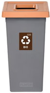 Igotrend, 723006 Sorted waste bin 75 L, FIT BIN grey/brown - Rubbish Bin