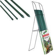 Igotrend Tyč k rostlinám kov / PVC 90 cm, zelená, set 10 ks - Opora pro rostliny
