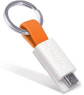 InCharge Micro USB Narancssárga, 0,08 m - Adatkábel