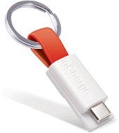 InCharge USB-C Red, 0,08 méter - Adatkábel