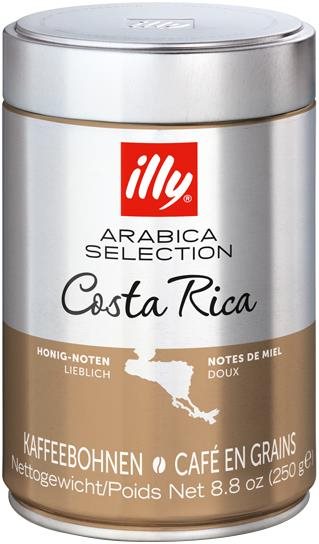 illy COSTA RICA, szemes kávé, 250 g