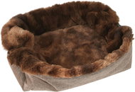 Olala Pets Clara 2v1 45 × 35 cm hnědý melír - Pet Bed