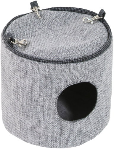 Olala Pets Hanging house Luxury 15 × 15 cm light grey - Pet Bed - Main image