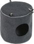 Olala Pets Závěsný domeček Luxury 15 × 15 cm tmavě šedý - Pelíšek