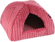 Olala Pets Igloo Stripe 45 × 45 cm pink - Pet Bed