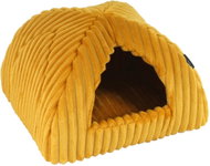 Olala Pets Igloo Stripe 45 × 45 cm yellow - Pet Bed