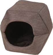 Olala Pets Cocoon Elegance 2in1 D95 brown highlights - Pet Bed
