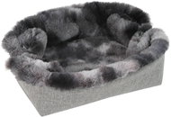 Olala Pets Clara 2in1 57 × 45 cm grey highlights - Pet Bed