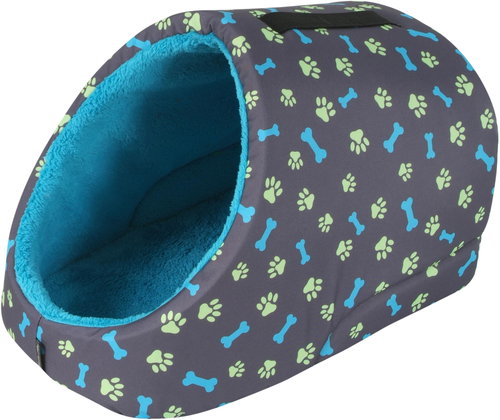 Olala Pets Comfort Cocoon D119 grey/turquoise/green - Pet Bed - Main image