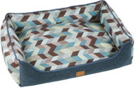 Olala Pets Dog bed Louis 55 × 80 cm blue - Pet Bed