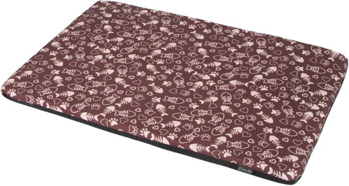 Olala Pets Mattress Happy 100 × 68 cm D124, brown/beige - Dog Bed - Main image