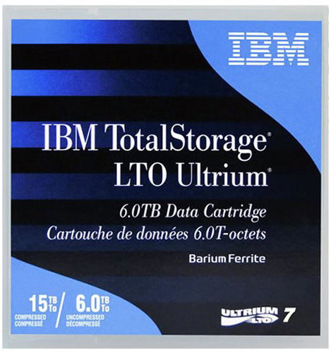IBM LTO7 Ultrium 6TB / 15TB Fő fotó IBM LTO7 Ultrium 6TB / 15TB - Szalag - Fő fotó