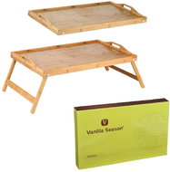 VS ABELA Breakfast Table Tray for Bed, Brown - Tray