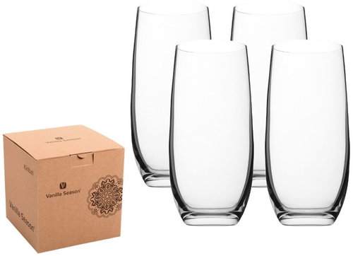 VS KIRIBATI Set of 4 Tall Glasses - Glass Set - Main image
