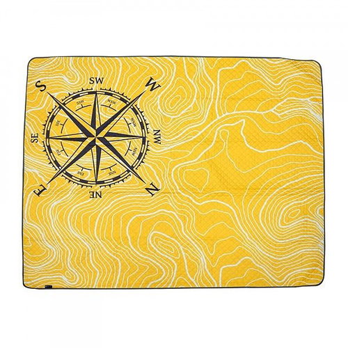 Schwarzwolf Alvernia picnic blanket yellow - Picnic Blanket - Main image