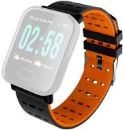 IMMAX for SW11 Watch, Black-orange - Watch Strap