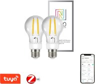 2× Immax Neo SMART filament E27 6,3 W, teplá biela, stmievacia, Zigbee 3.0 - LED žiarovka