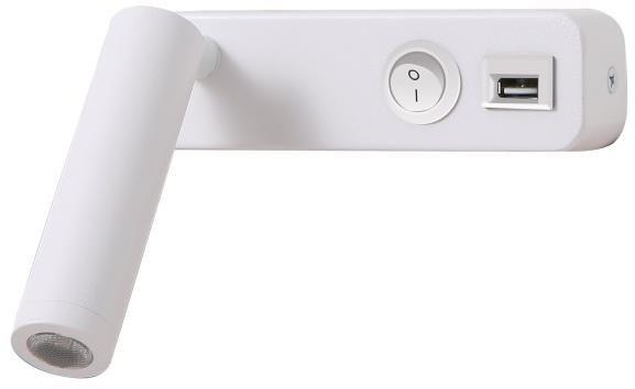 IMMAX GOAL USB + kapcsoló, LED, 3 W, fehér