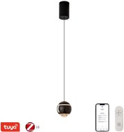 IMMAX NEO DORMINE Smart sťahovacie bodové svietidlo, perlovo čierne, Zigbee 3,0 - LED svietidlo