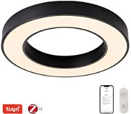 IMMAX NEO PASTEL SLIM Smart stropní svítidlo 60 x 7 cm, 53 W, černé, Zigbee 3.0 - LED světlo